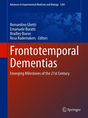 cover image of Frontotemporal Dementias